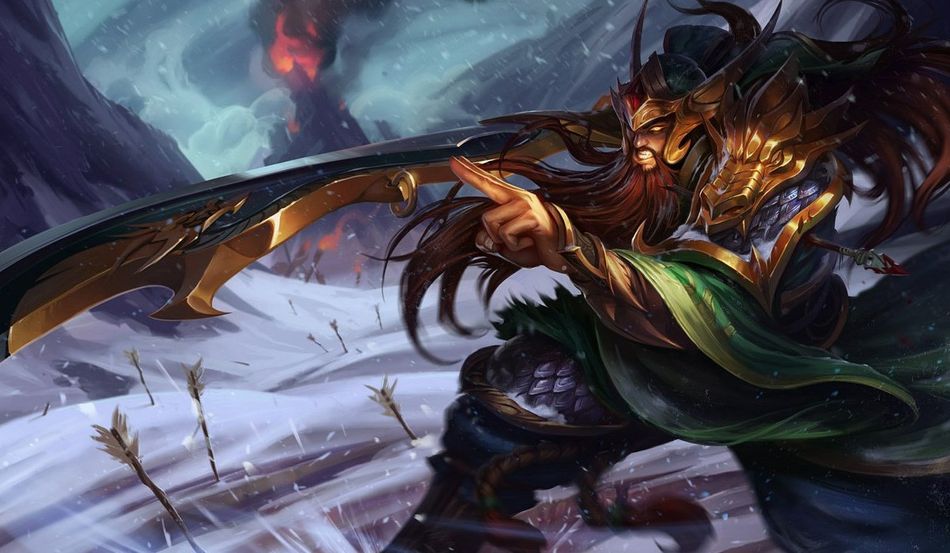 Warring Kingdoms Tryndamere splash art