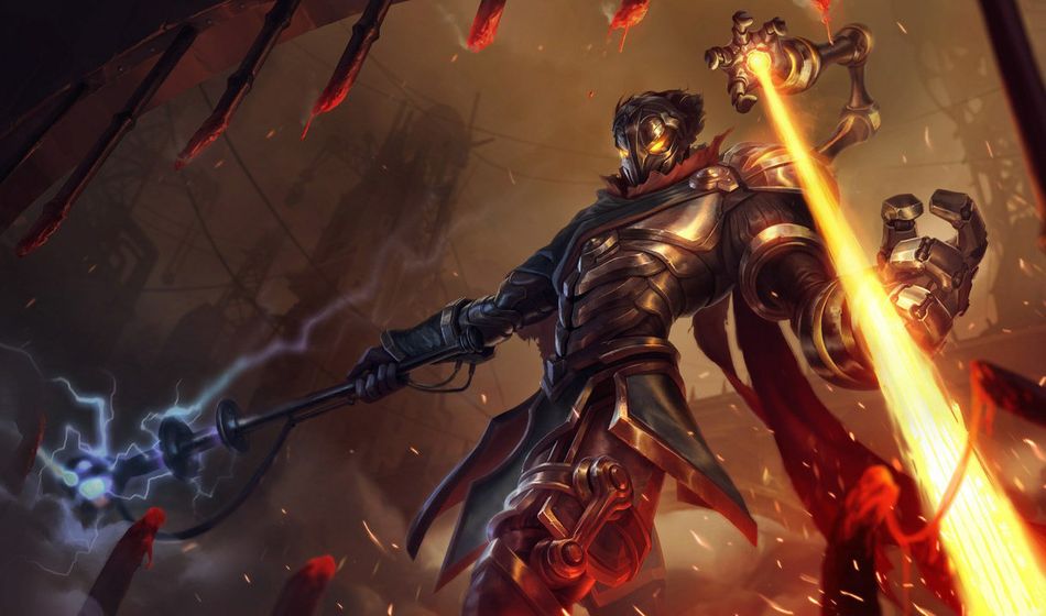 Viktor's base splash art