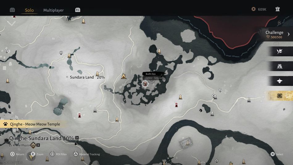 Where Winds Meet: The Bodhi Sea quest location