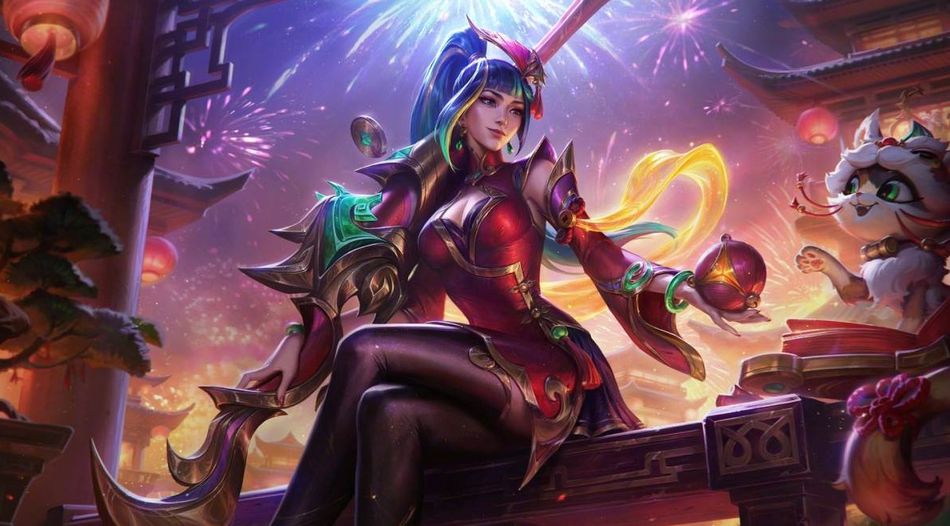Firecracker Caitlyn splash art