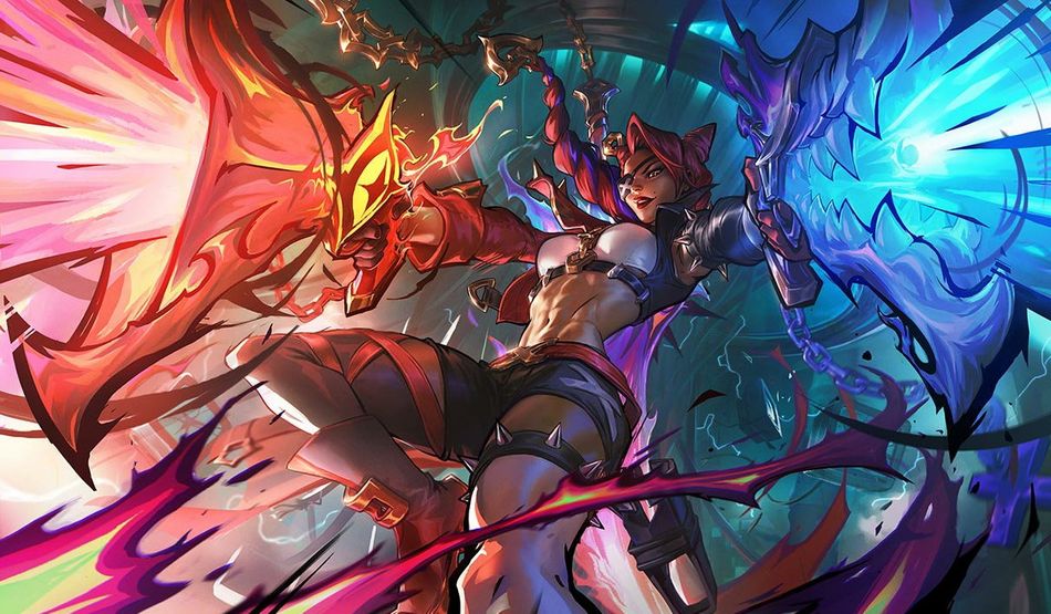 Soul Fighter Samira splash art