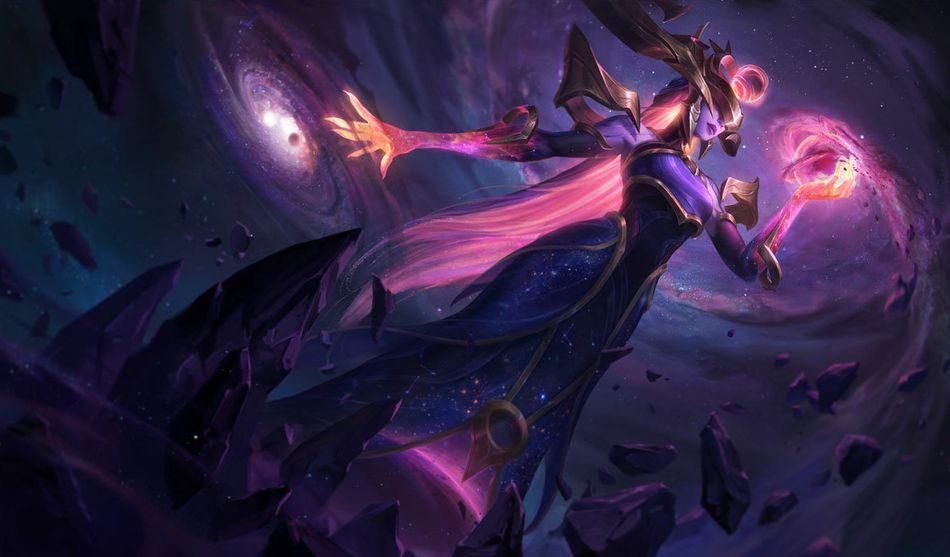 Dark Cosmic Lissandra splash art