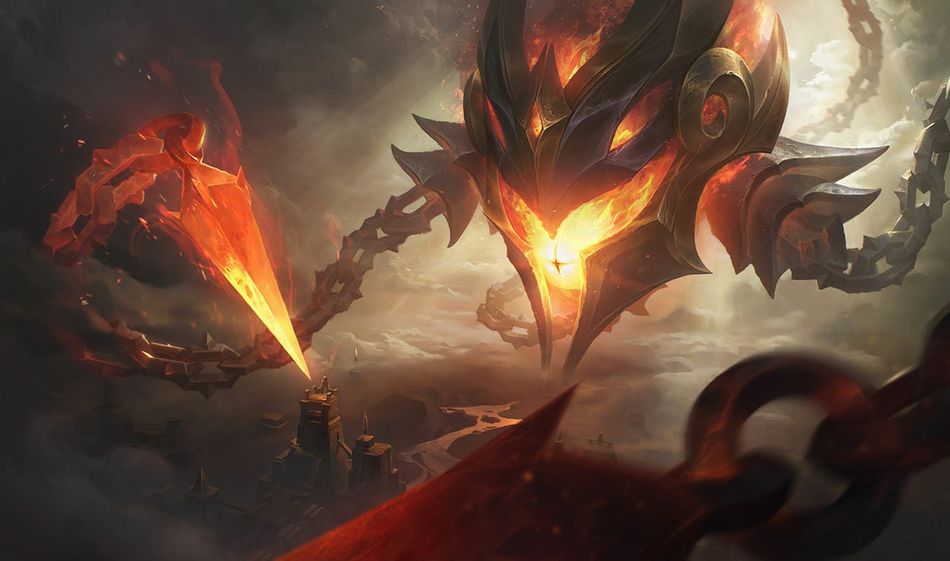 Infernal Vel'Koz splash art
