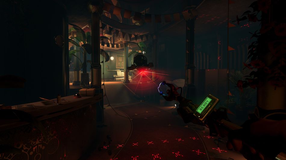 Players explore Samsara, a repurposed moon hotel built atop the ruins of a failed mining colony