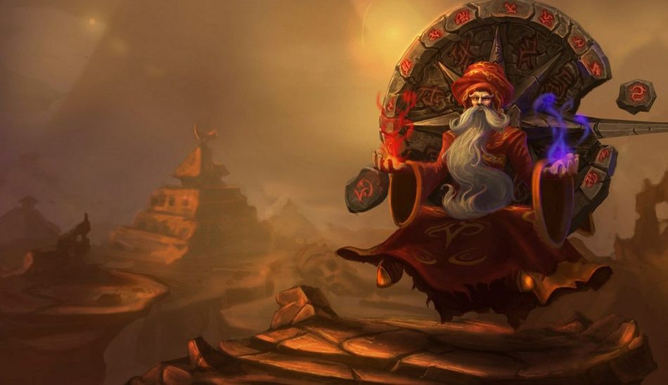 Shurima Desert Zilean splash art