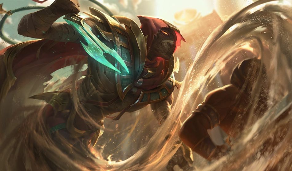 Sand Wraith Pyke splash art