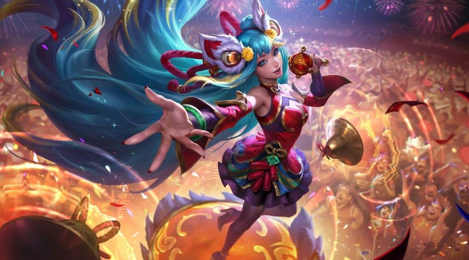 Firecracker Seraphine splash art