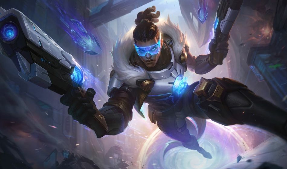 Pulsefire Lucian splash art