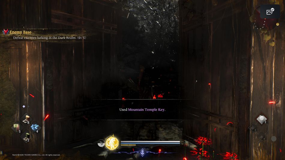 Nioh 3: Key is awarded as a part of a mission