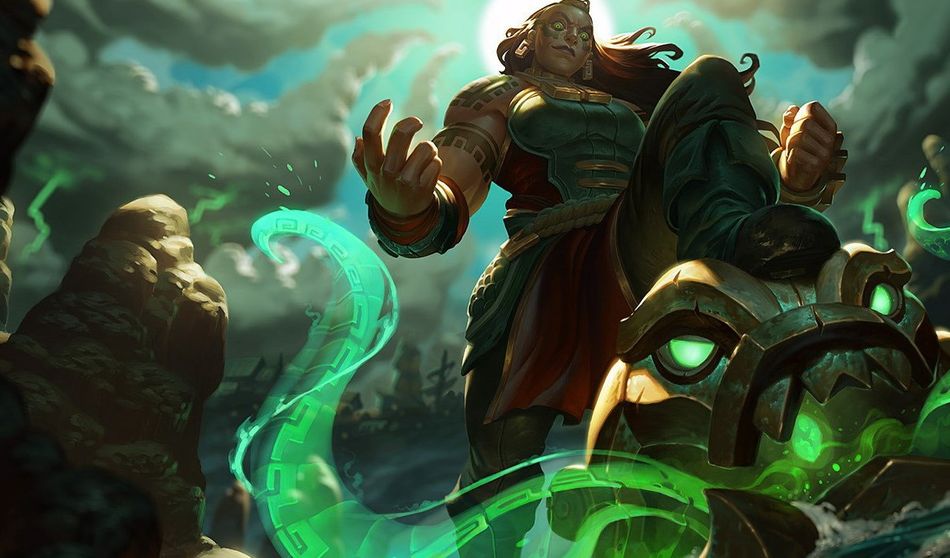 Illaoi base splash art