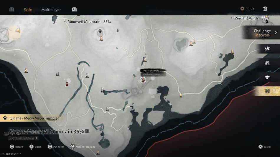 Where Winds Meet: The Palace of Annals quest location