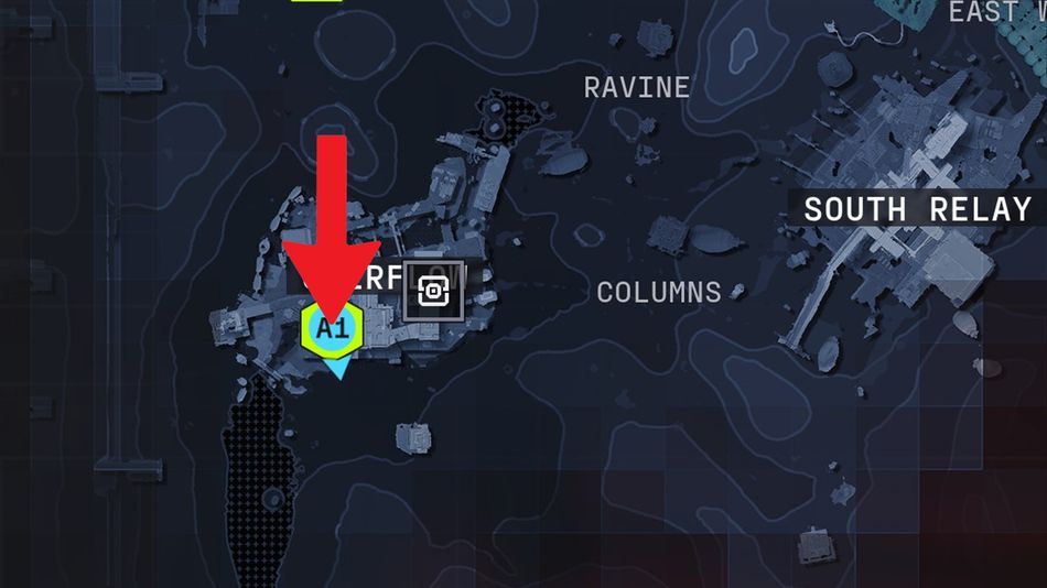 The exact location of the quest objective. The main building is straightforward to find - just follow the SW marker on your radar once you're there
