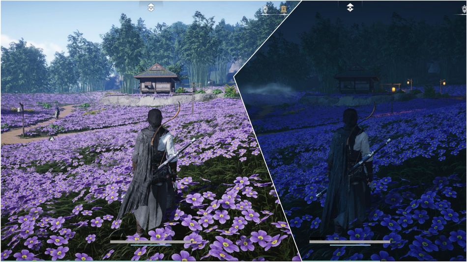 Where Winds Meet: Same place during the day and night