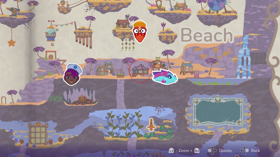 Skye Tales: Four denizens are located in front of this house