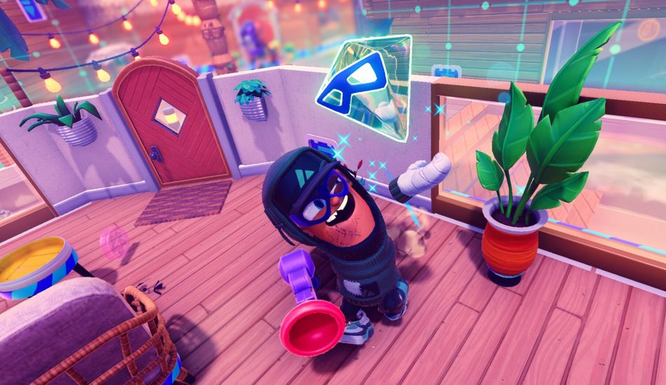Bandits must collect ten treasures whilst avoiding an arsenal of hidden traps scattered throughout each level