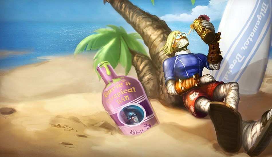 Surfer Singed splash art