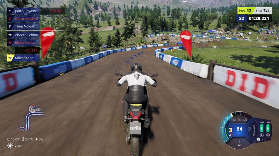 You can choose your own career track in RIDE 6.