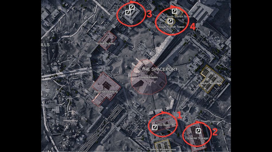 All Key Room Locations on Spaceport in ARC Raiders