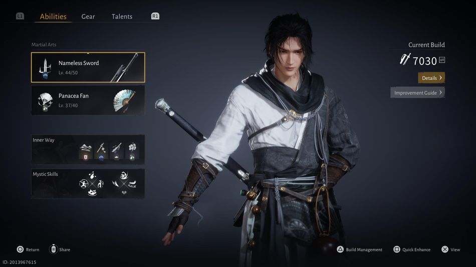 Where Winds Meet: You can upgrade martial arts, Inner Way, and Mystic Skills through the abilities