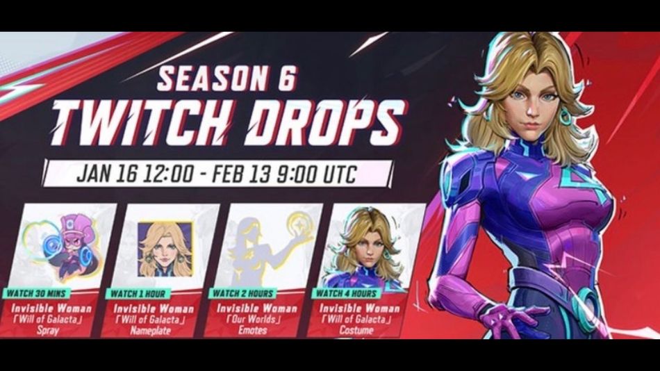 All Marvel Rivals Season 6 Twitch Drops