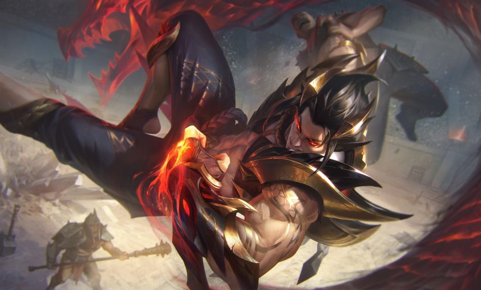 Obsidian Dragon Sett splash art