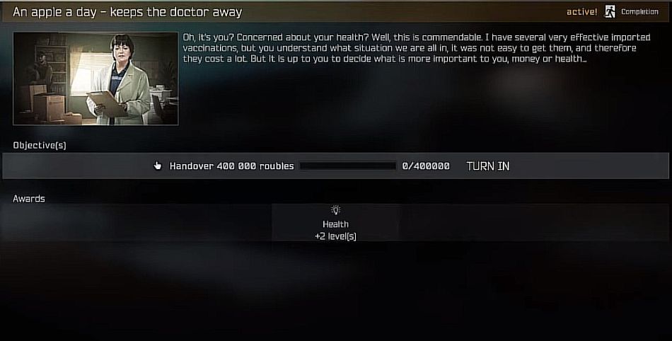 This task can be completed right away