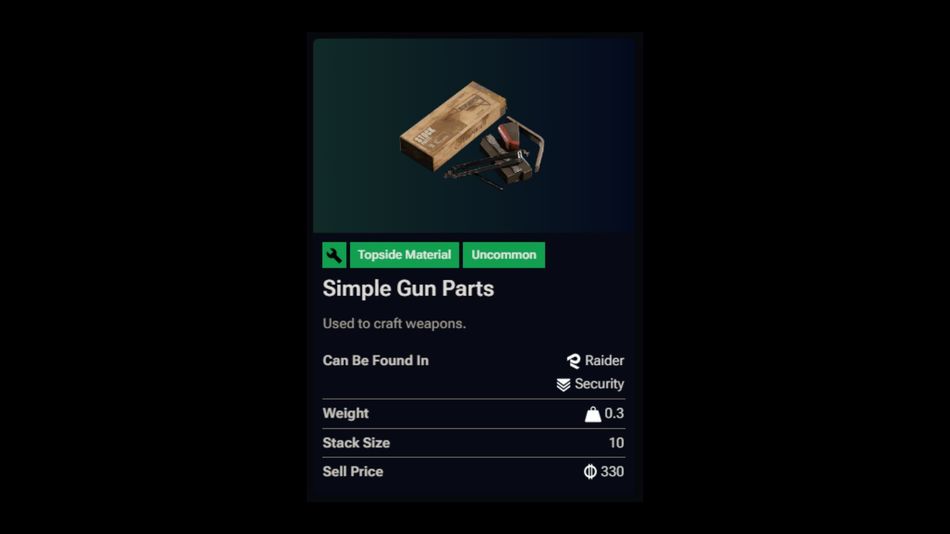 ARC Raiders: How to Get Simple Gun Parts