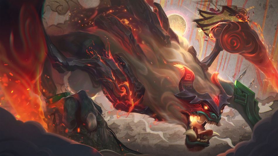 Shan Hai Scrolls Cho'Gath splash art