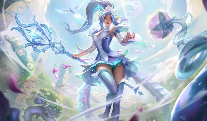 Armed with the power of Runeterra's gales, Janna is a mysterious, elemental wind spirit who protects the dispossessed of Zaun