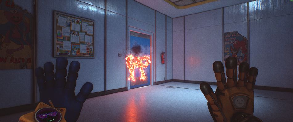 Poppy Playtime 5: The second disc is located behind the door locked by a ribbon