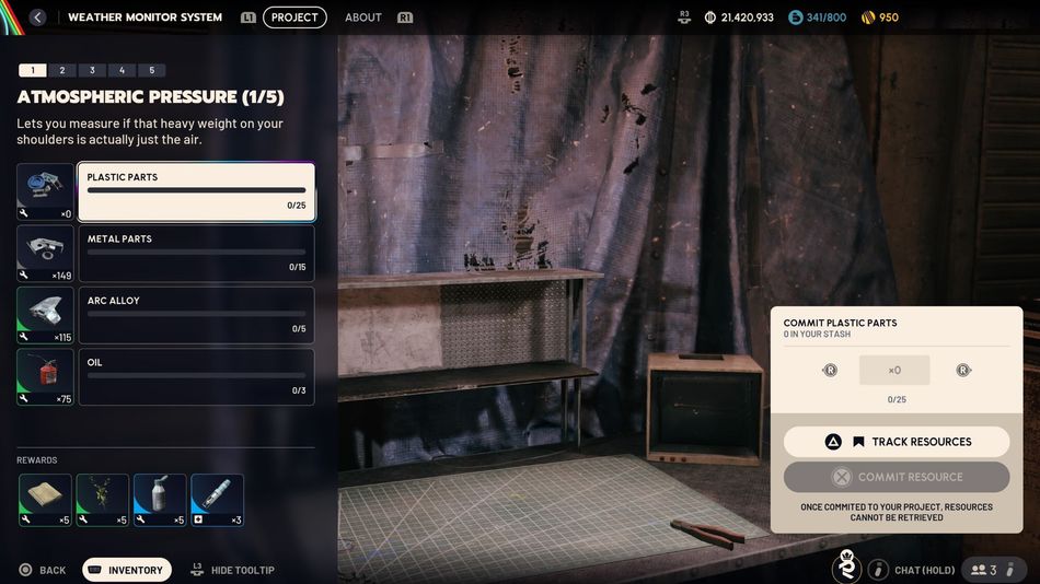  All Items and Rewards in the New Weather Monitoring System Project
