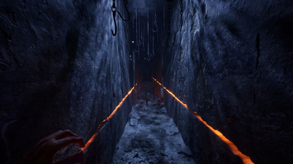Hellraiser's art direction is on point, with dark corridors that constantly remind you of pain 