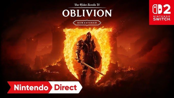 The Elder Scrolls IV: Oblivion Remastered confirmed for Switch 2 in 2026, including base game, both expansions, and graphical improvements