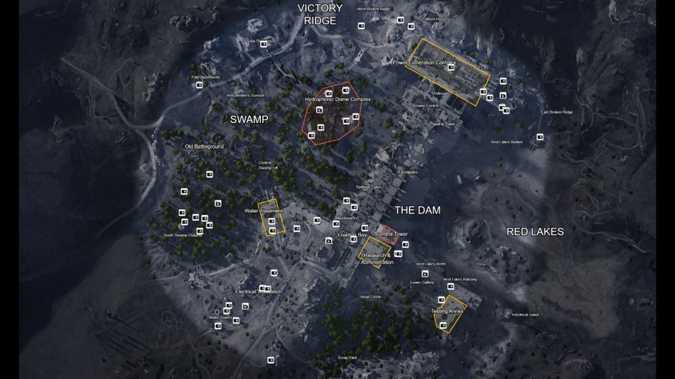 Field Depot and Crate Locations in Dam Battlegrounds