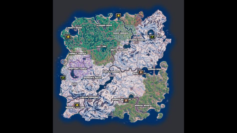 Fortnite: All Job Board Locations in Chapter 6 Season 1