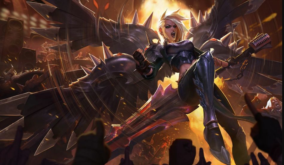 Pentakill Kayle splash art