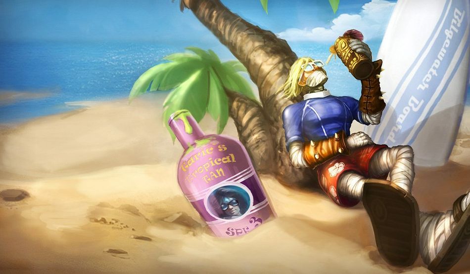 Surfer Singed splash art