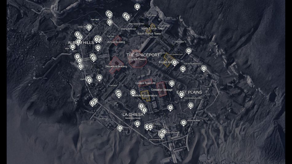 Frozen Raider Containers in Spaceport