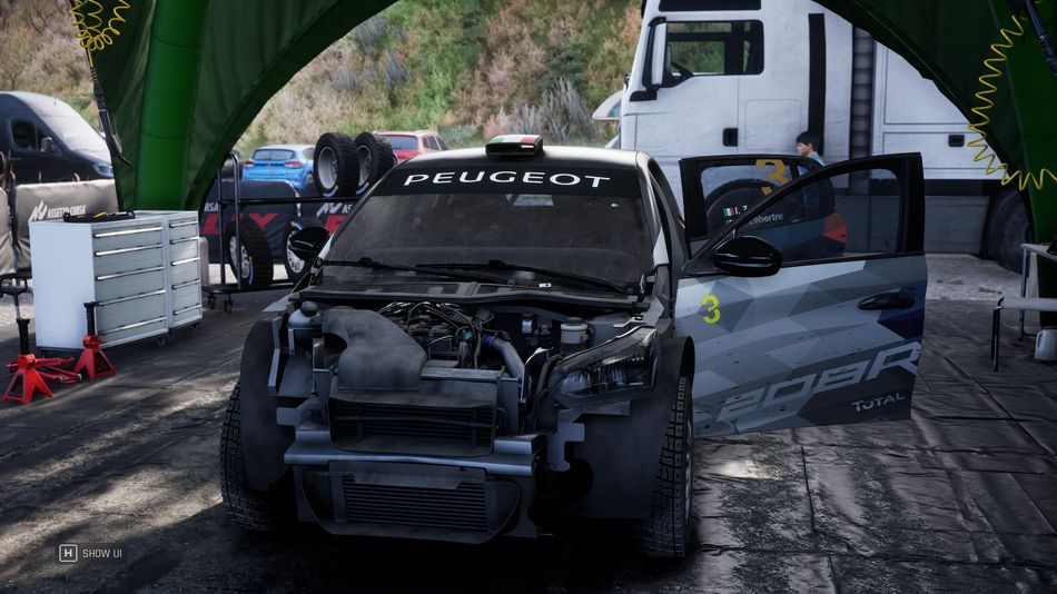 My car looked like this but Assetto Corsa Rally was like: "Nah, you alright!"