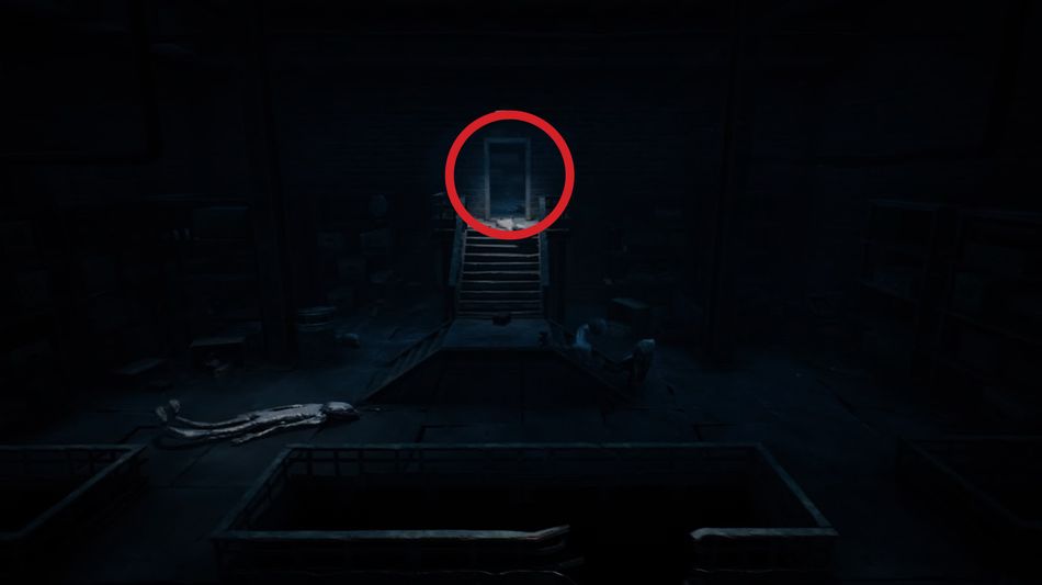 Find the cart wheel in this room, but be quick as enemies will start chasing you as soon as you leave the room