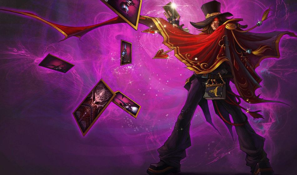 The Magnificent Twisted Fate splash art