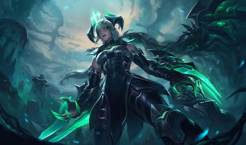 Ruined Shyvana splash art