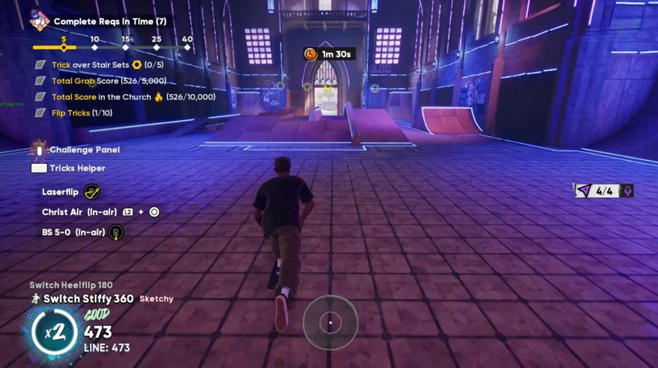 Own the Lot mode lets up to four players tackle shared challenges with party voice chat coordination