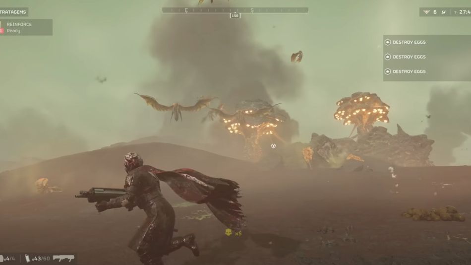 Take out Shrieker nests to defeat Shriekers easily in Helldivers 2.