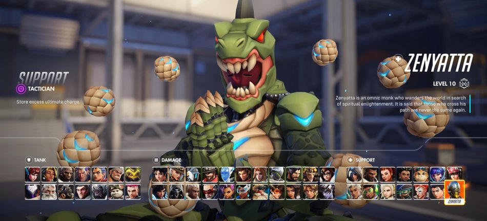 Zenyatta blends powerful healing with serious damage output, perfect for support players who want to frag