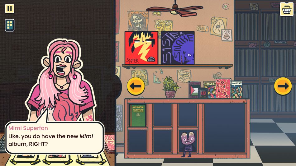 Wax Heads puts players in the shoes of a new employee at Repeater Records, a music shop with a troubled past.