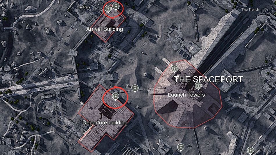 All Medical Areas in Spaceport in ARC Raiders