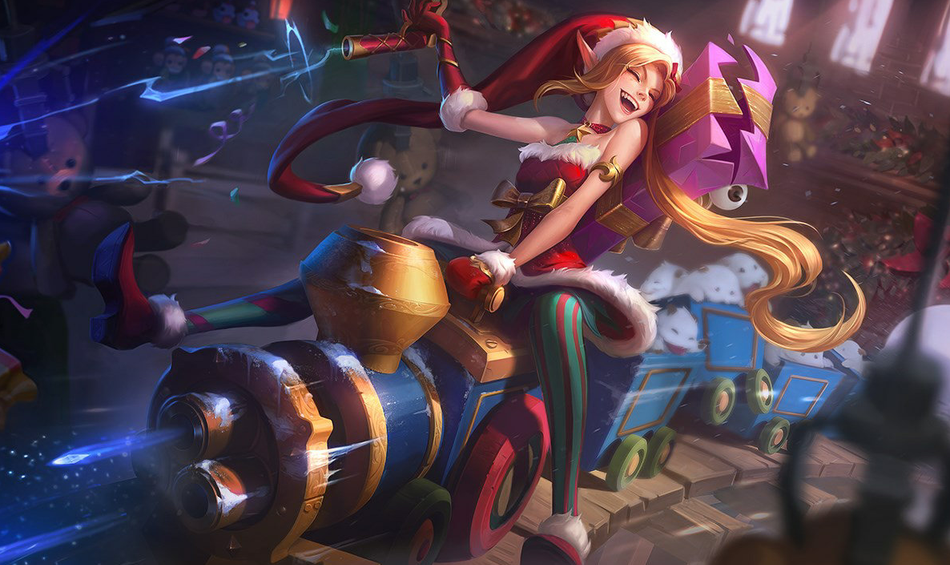 Ambitious Elf Jinx splash art