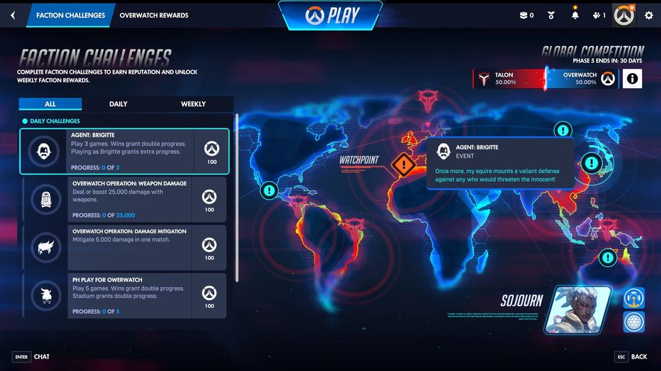Conquest Meta Event in Overwatch Season 1