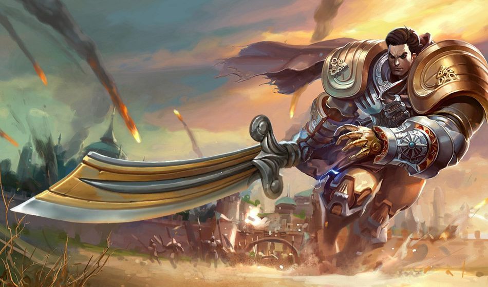 Desert Trooper Garen splash art